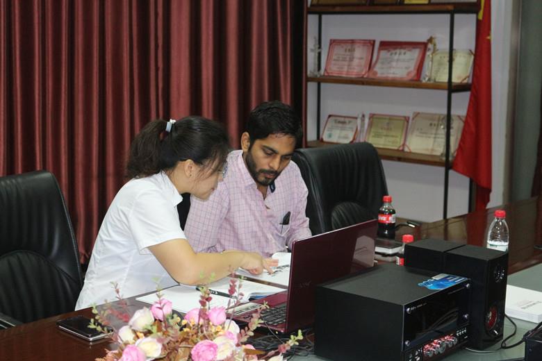 Indian Customer Visit Shandong Vanse Machinery Technology Co., Ltd. 1 201808091150552007569
