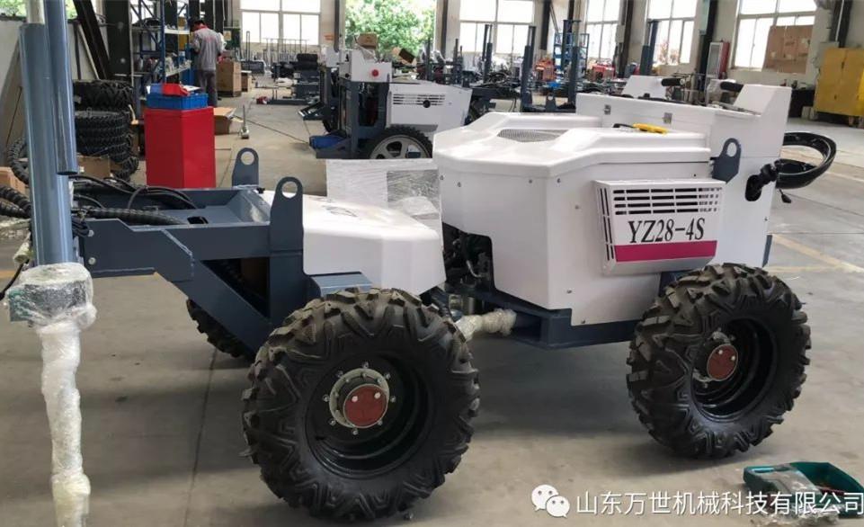 Warm Congratulations To Shandong Vanse Yz30-4 Medium Telescopic Arm Laser Leveller And Yz28-4s Four-wheel Laser Leveller Successfully Exported To Qatar 1 Ai_副本