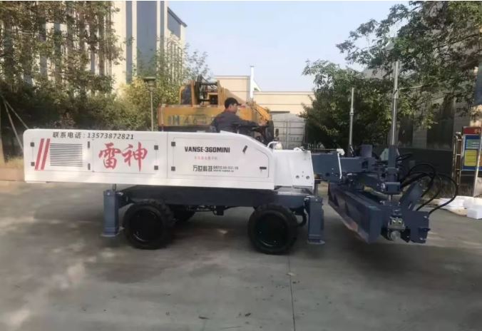 Warm Congratulations To Shandong Vanse YZ30-4E Medium-sized Telescopic Arm Laser Leveling Machine Sent To Weifang, Shandong 4 image