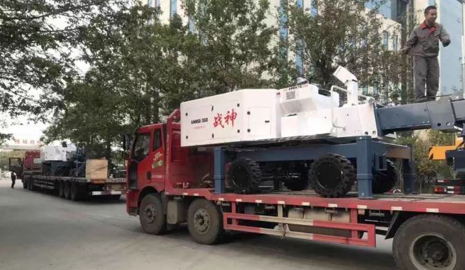Shandong Vanse Machinery Two Telescopic Arm Laser Leveling Machine At The Same Time Delivery 2 image