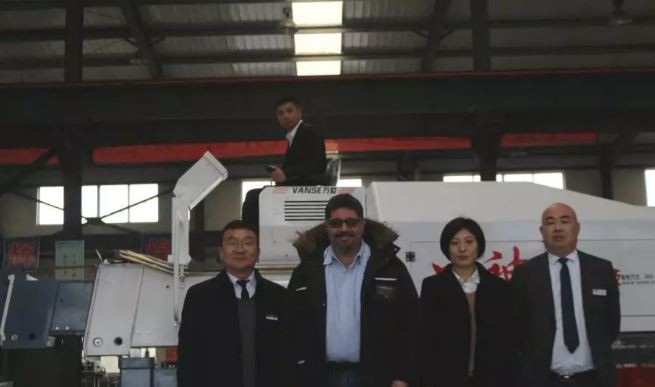 Visiting, Warmly Welcome Two Foreign Guests At The Same Time To Shandong Vanse Machinery To Inspect. 6 image