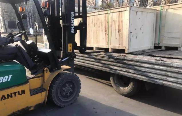 A New Journey : Shandong Vanse Large-Scale Telescopic Arm Laser Leveling Machine Sent To Hebei Province 3 image