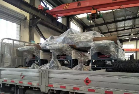 A New Journey : Shandong Vanse Large-Scale Telescopic Arm Laser Leveling Machine Sent To Hebei Province 4 image