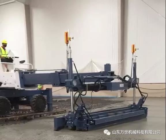 Shandong Vanse YZ40-4 Large Telescopic Boom Laser Leveling Machine -- Fengshu Yinchuan Railway Modern Industrial Park Perfect Construction 3 微信图片_20200803162426