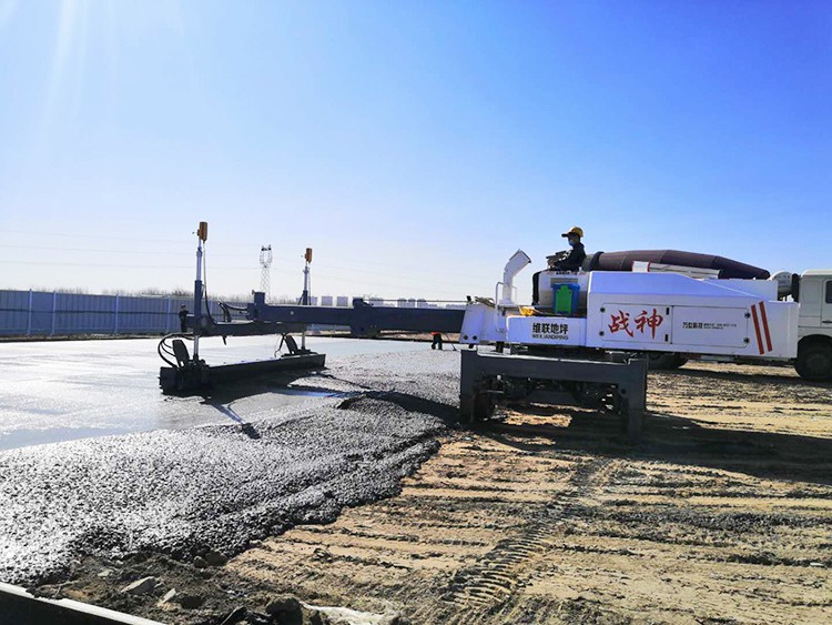 Construction Process Of Laser Leveling Machine 1 123