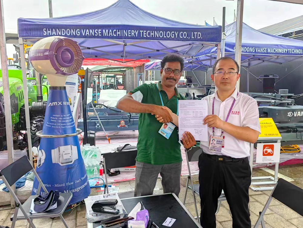 Shandong VANSE machinery products are sought after by overseas customers in the 133rd China Import and Export Fair in 2023. 2 02