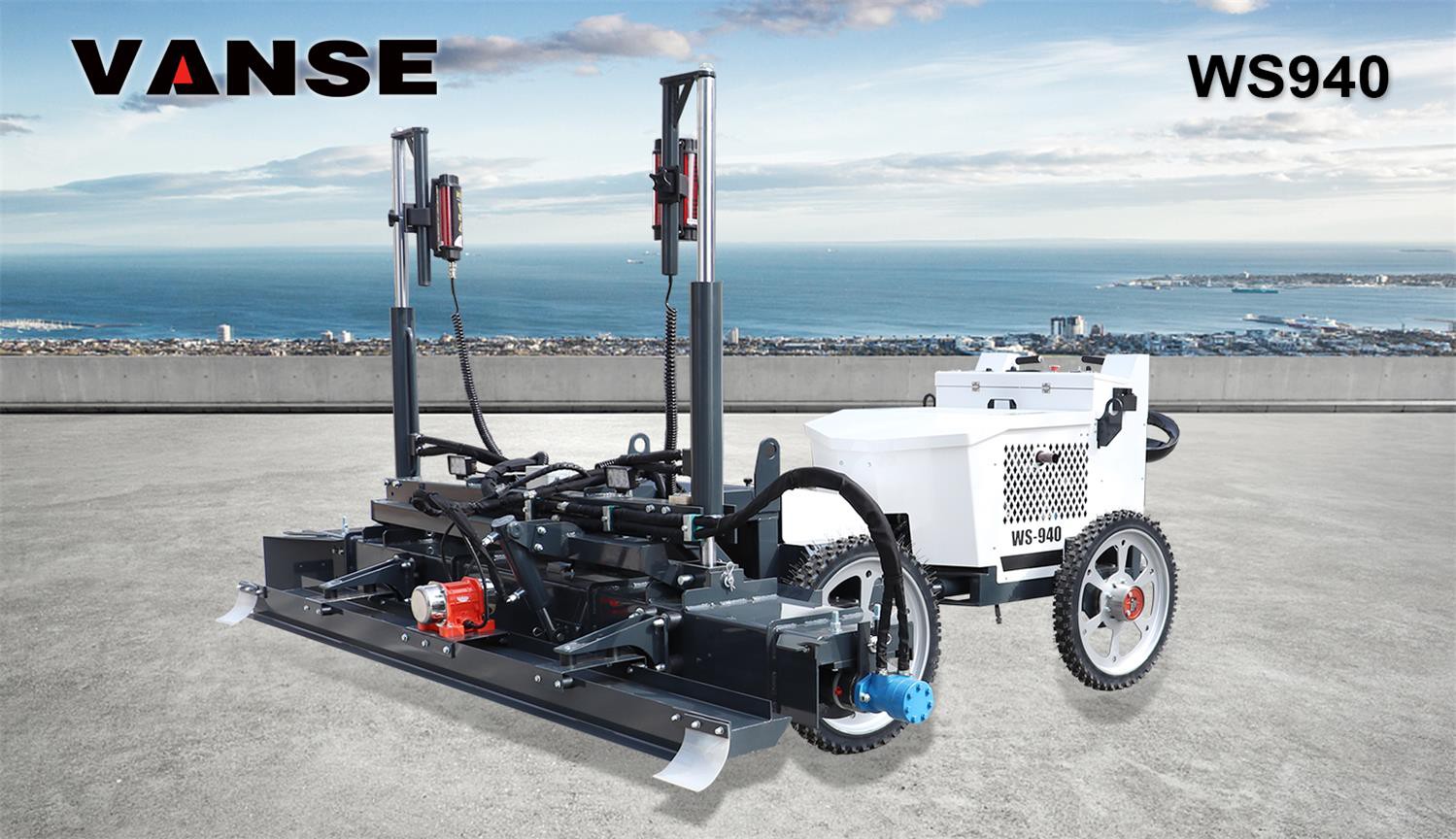 How Does The Concrete Laser Leveling Machine Ensure Consistent Concrete Elevation? 1 VANSE-WS940 concrete laser leveling machine
