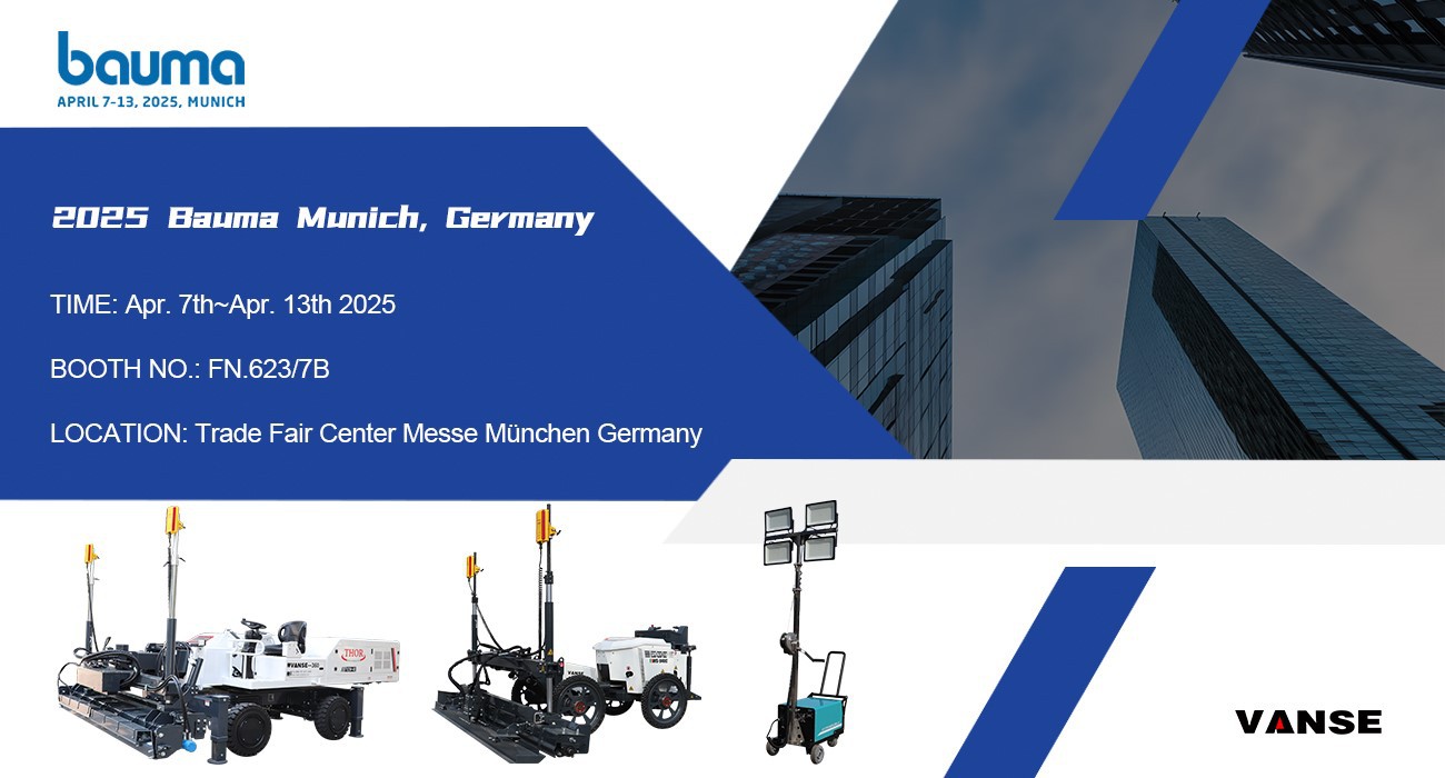 2025 Bauma Munich, Germany -- Vanse Machinery 1 Shandong Vanse Machinery appeared at the Bauma Munich Germany to explore the new future of concrete construction