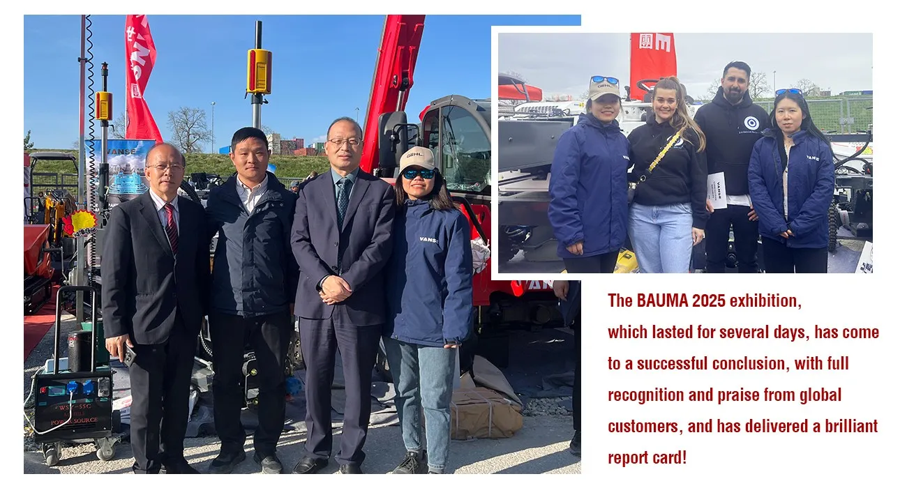Germany's Bauma Munich Exhibition Ends 2 communicate deeply with global customers and expand the market