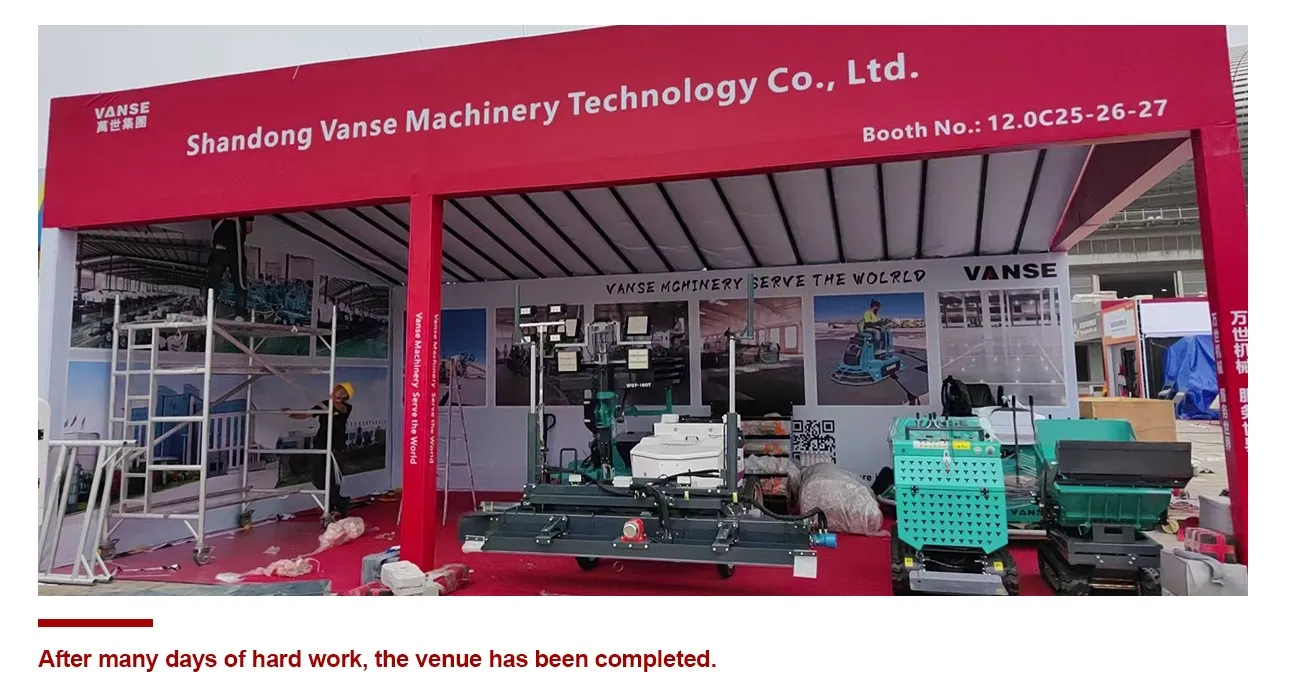 2025 Spring Canton Fair--Vanse Machinery 3 Concrete laser leveling machine