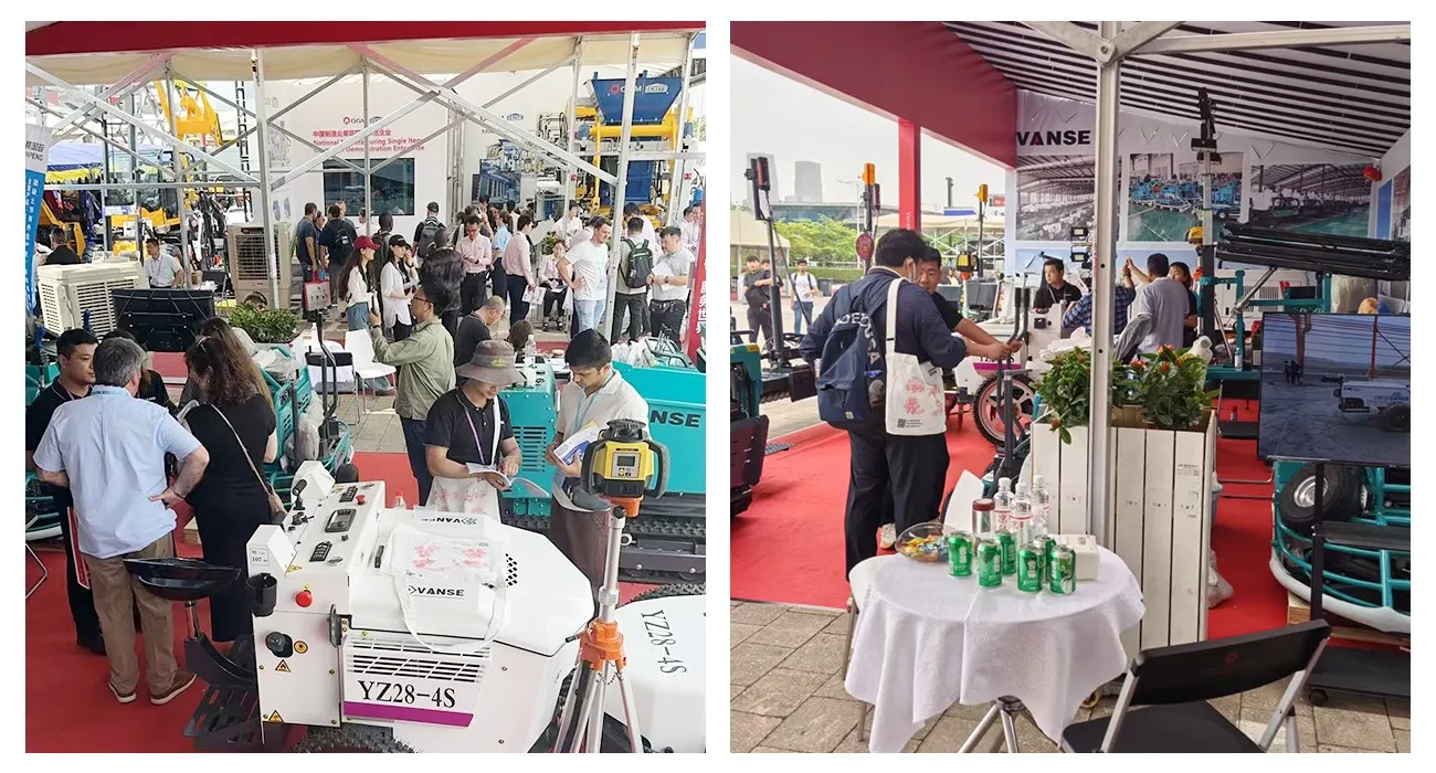 The 137th Canton Fair 5 YZ30-4E boom concrete laser leveling machine