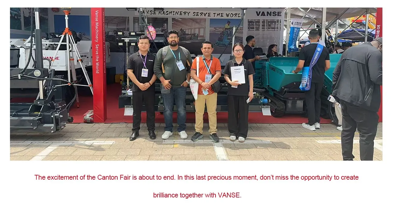 The 137th Canton Fair 6 VSD1200 mini crawler dumper
