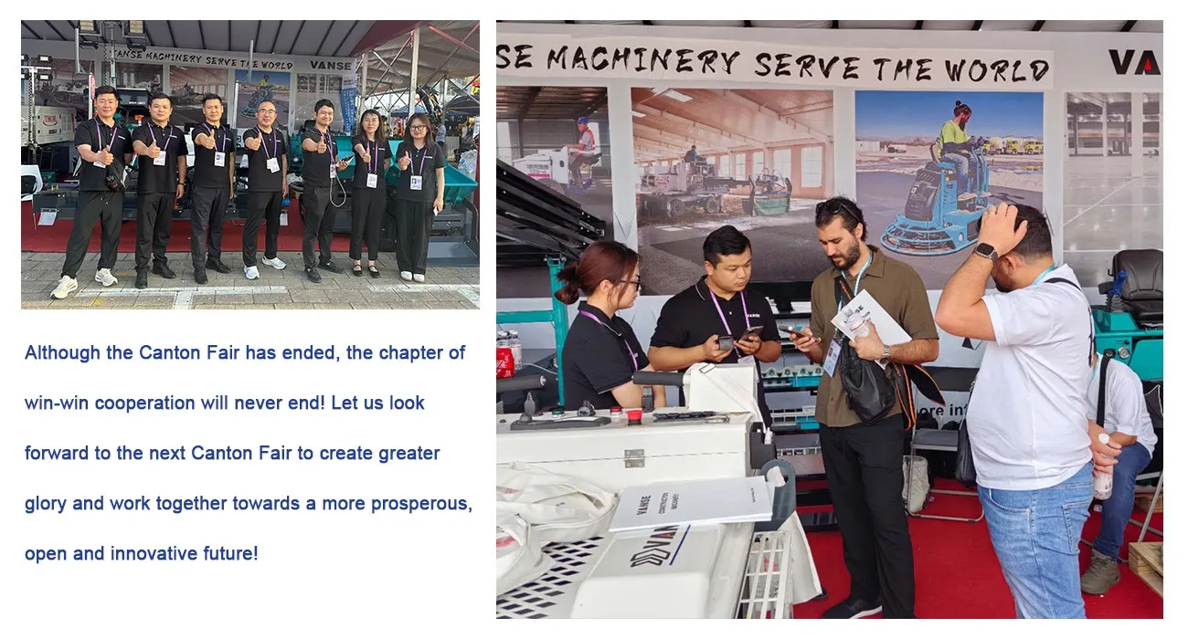 The 137th Canton Fair Ended Successfully 5 VSD1200 mini crawler dumper