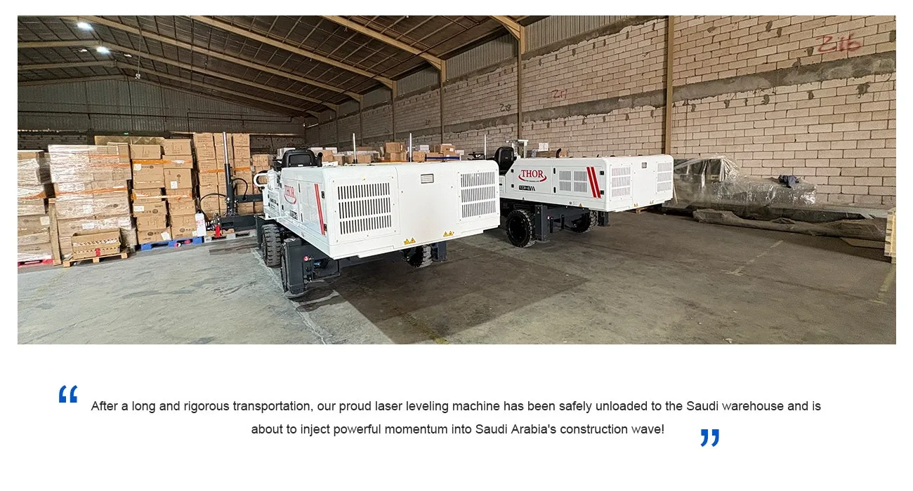 Improve Delivery Efficiency in The Middle East 5 YZ30-4E Boom Type Concrete Laser Leveling Machine