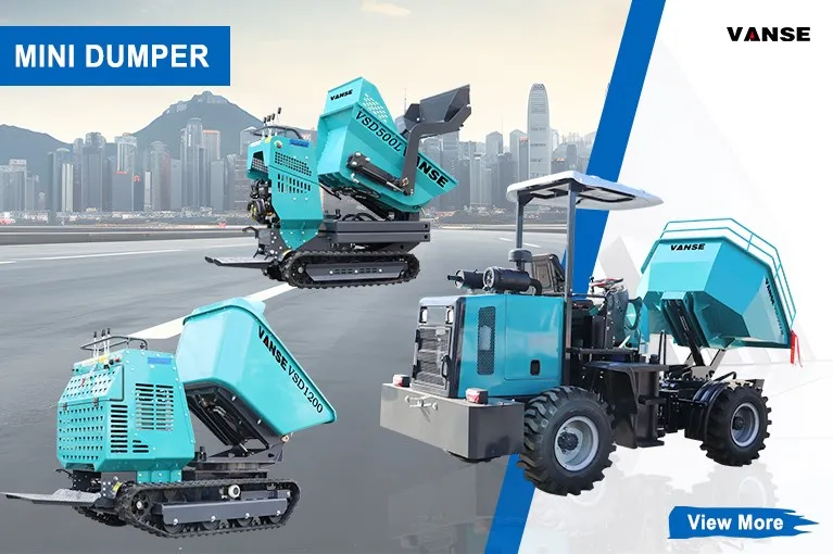Improve Delivery Efficiency in The Middle East 13 TRACKED MINI DUMPER