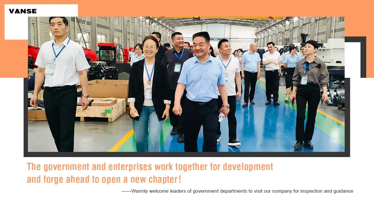 Government Leaders Visited Shandong Vanse Machinery Technology Co., Ltd. 1 Government leaders visited Shandong Vanse Machinery Technology Co Ltd to guide and draw a new blueprint for development