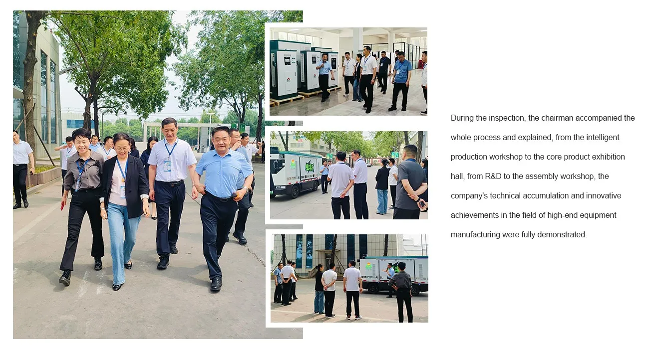 Government Leaders Visited Shandong Vanse Machinery Technology Co., Ltd. 3 concrete laser leveling machines