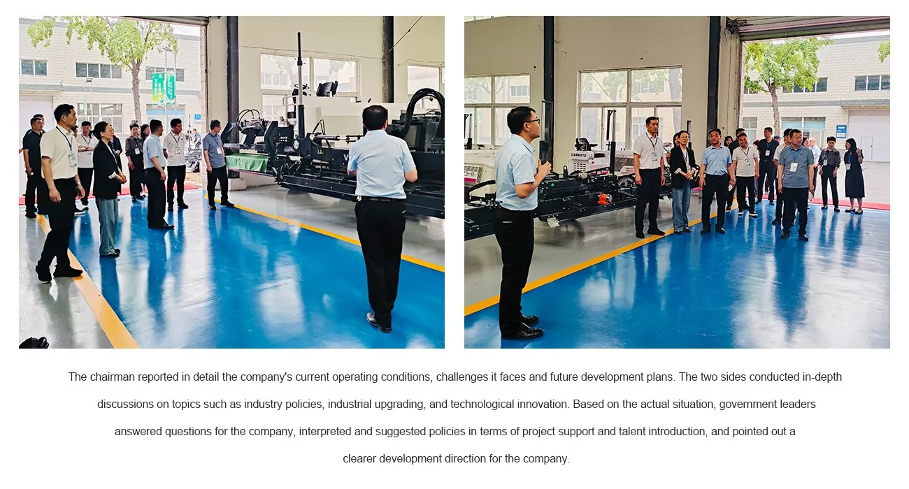 Government Leaders Visited Shandong Vanse Machinery Technology Co., Ltd. 5 wwwvansemaccom