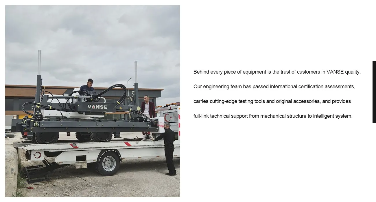 Turkish Agent Equipment Training 4 concrete laser leveling machines