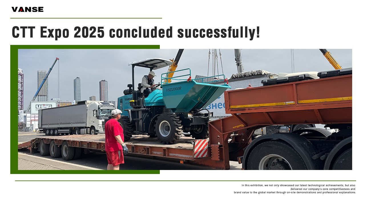 CTT Expo Demonstrates The Hard-core Strength Of Vanse Construction Machinery 1 CTT Expo Russia Exhibition