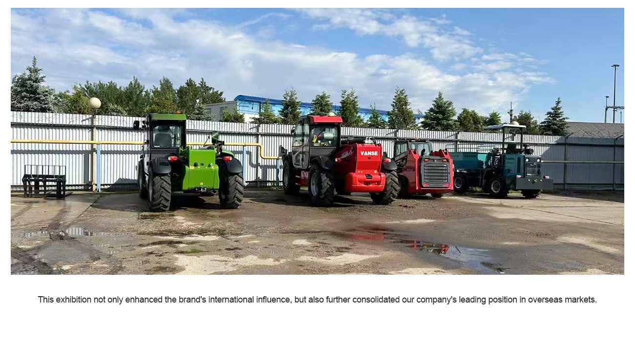 CTT Expo Demonstrates The Hard-core Strength Of Vanse Construction Machinery 4 telehandler
