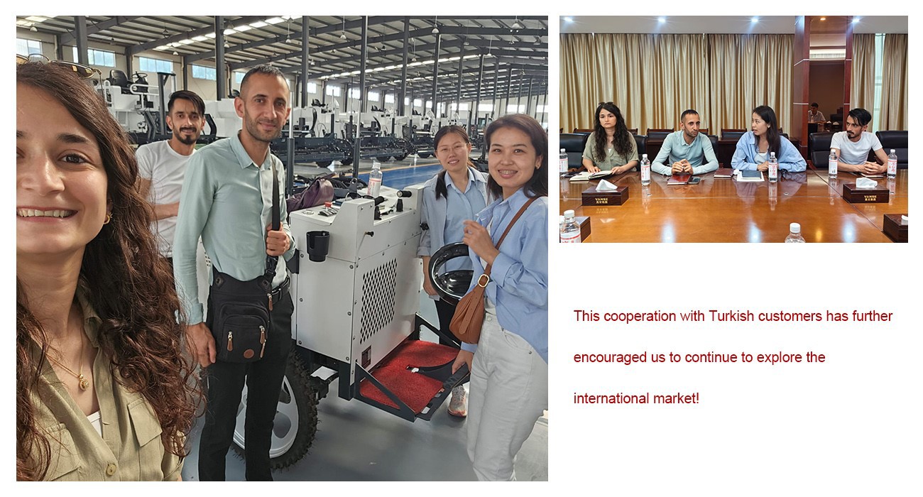 Turkish Agent's Visit And Cooperation Agreement Signing 5 crawler mini dumpers
