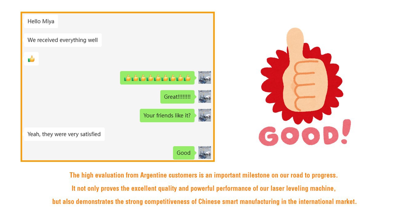 Delivered To Argentina, Highly Praised By Overseas Customers 3 Customers Have Given Rave Reviews Witnessing Chinese Smart Manufacturing