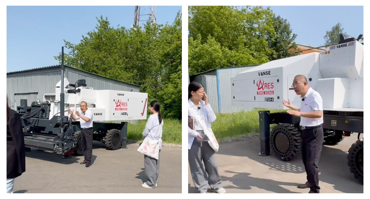 Team Members Stay in Russia To Provide After-sales Service For Equipment 3 Shandong Vanse Machinery Technology Co Ltd