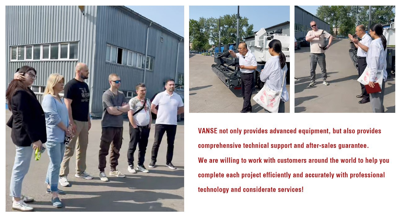 Team Members Stay in Russia To Provide After-sales Service For Equipment 5 CONCRETE LASER LEVELING MACHINE