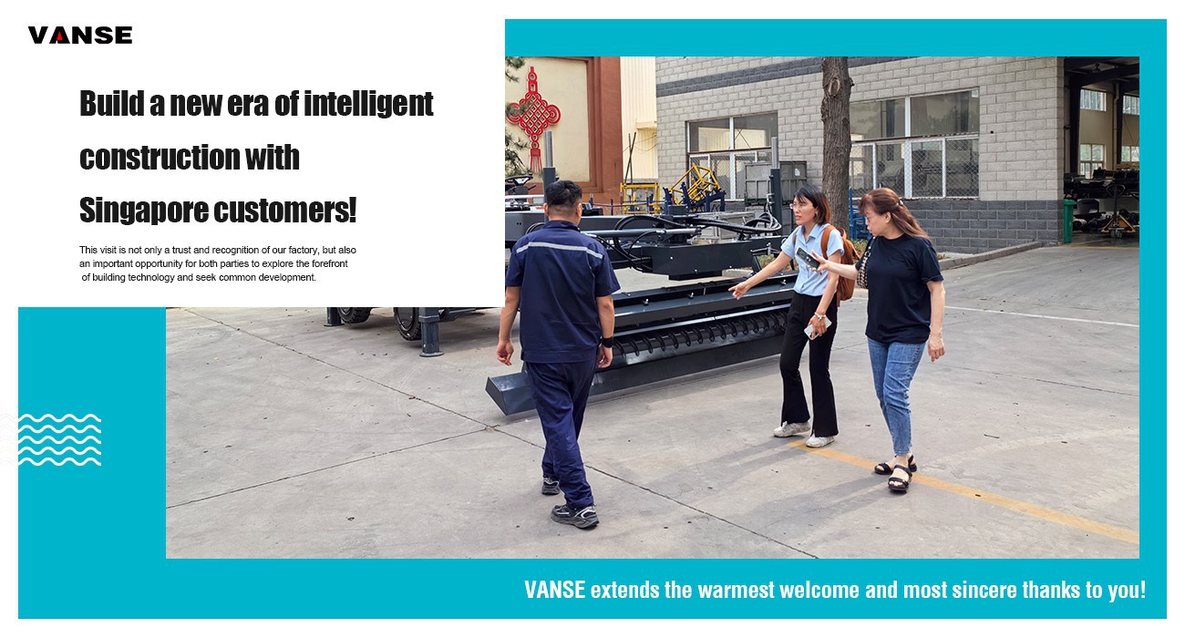 Singapore Customers Visit Shandong Vanse Machinery 1 Singapore Customers Visit