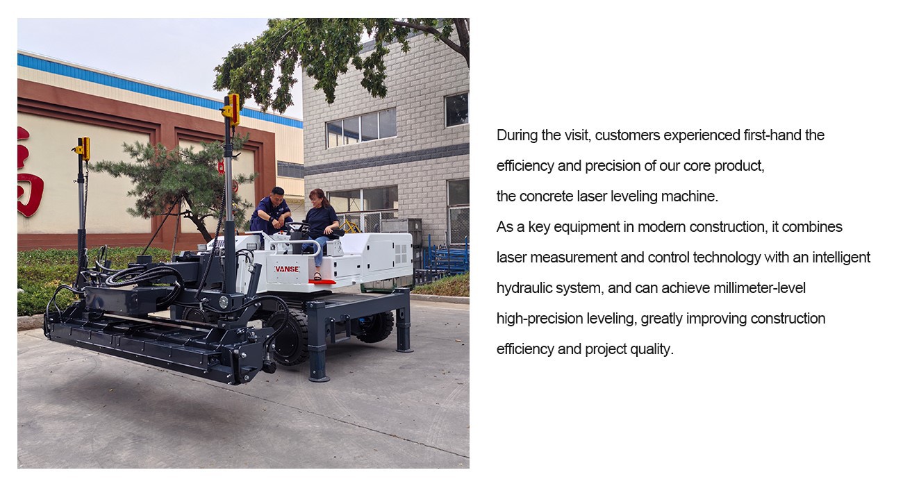 Singapore Customers Visit Shandong Vanse Machinery 2 Shandong Vanse Machinery Technology Co Ltd