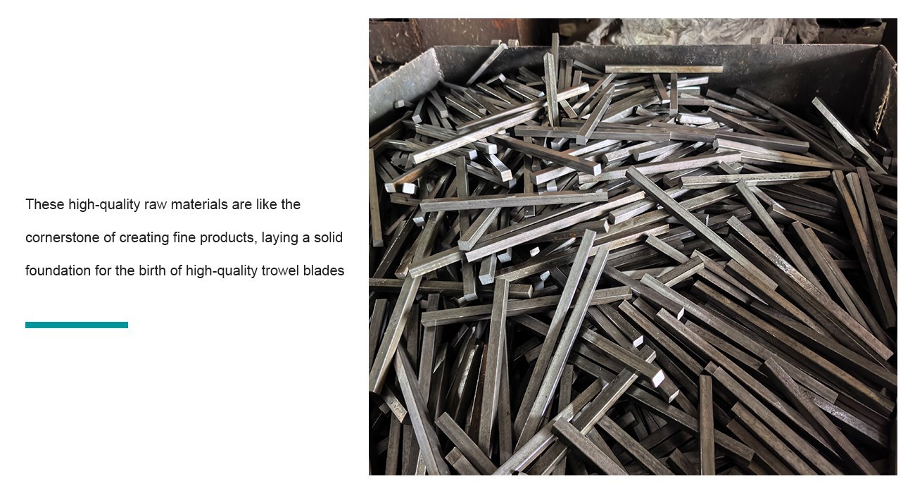 Professional Trowel Blades Production Line 3 durable power trowel equipment