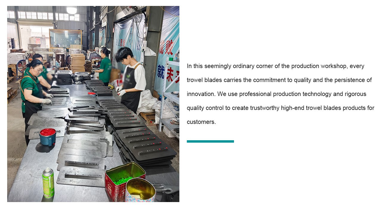 Professional Trowel Blades Production Line 6 reliable trowel blades supplier