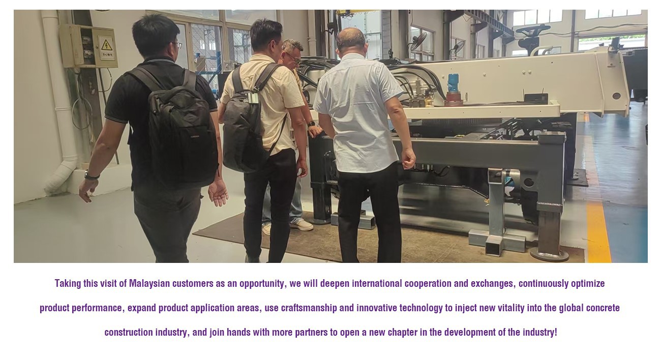 Malaysian Customers Visit Shandong Vanse Machinery 7 POWER TROWEL