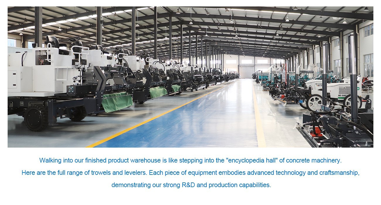 Professional Production Line 2 concrete laser leveling machines