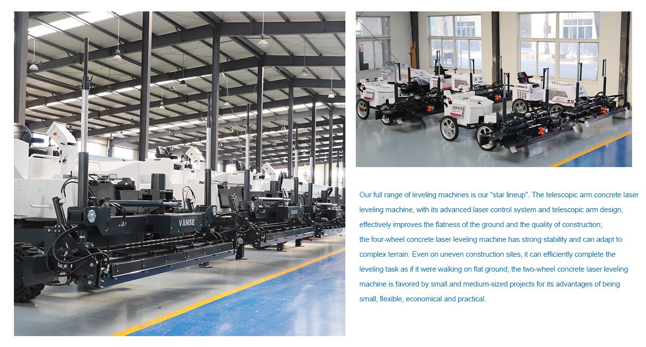 Professional Production Line 3 concrete laser leveling machine
