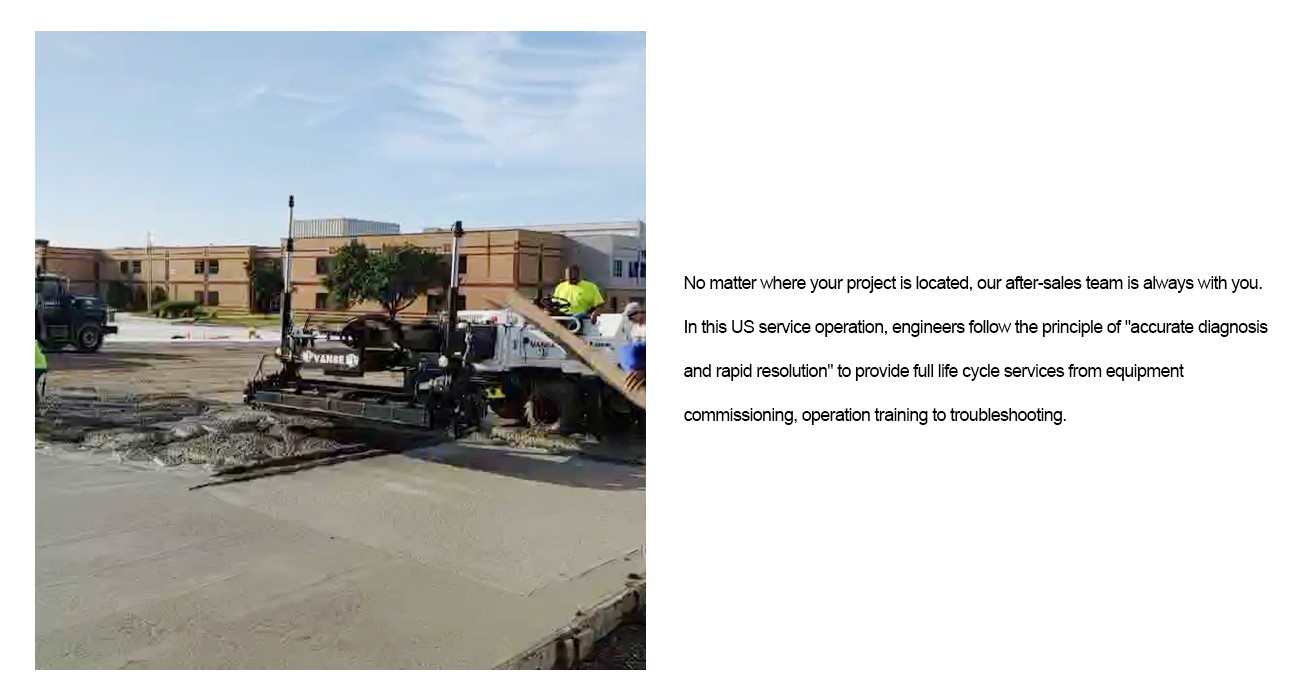 Shandong Vanse Machinery's 3D Construction And Equipment Training in The US 3 Power Trowel