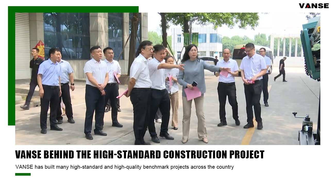 VANSE behind the concrete construction project