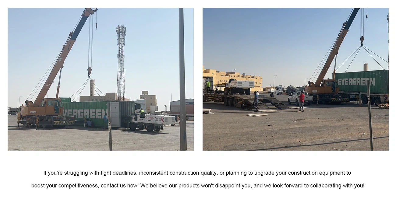 Equipment Arrived At Saudi Arabia Warehouse 4 Power Trowel VS424 VS436 VS836 VS836H VS1046 VS1046H