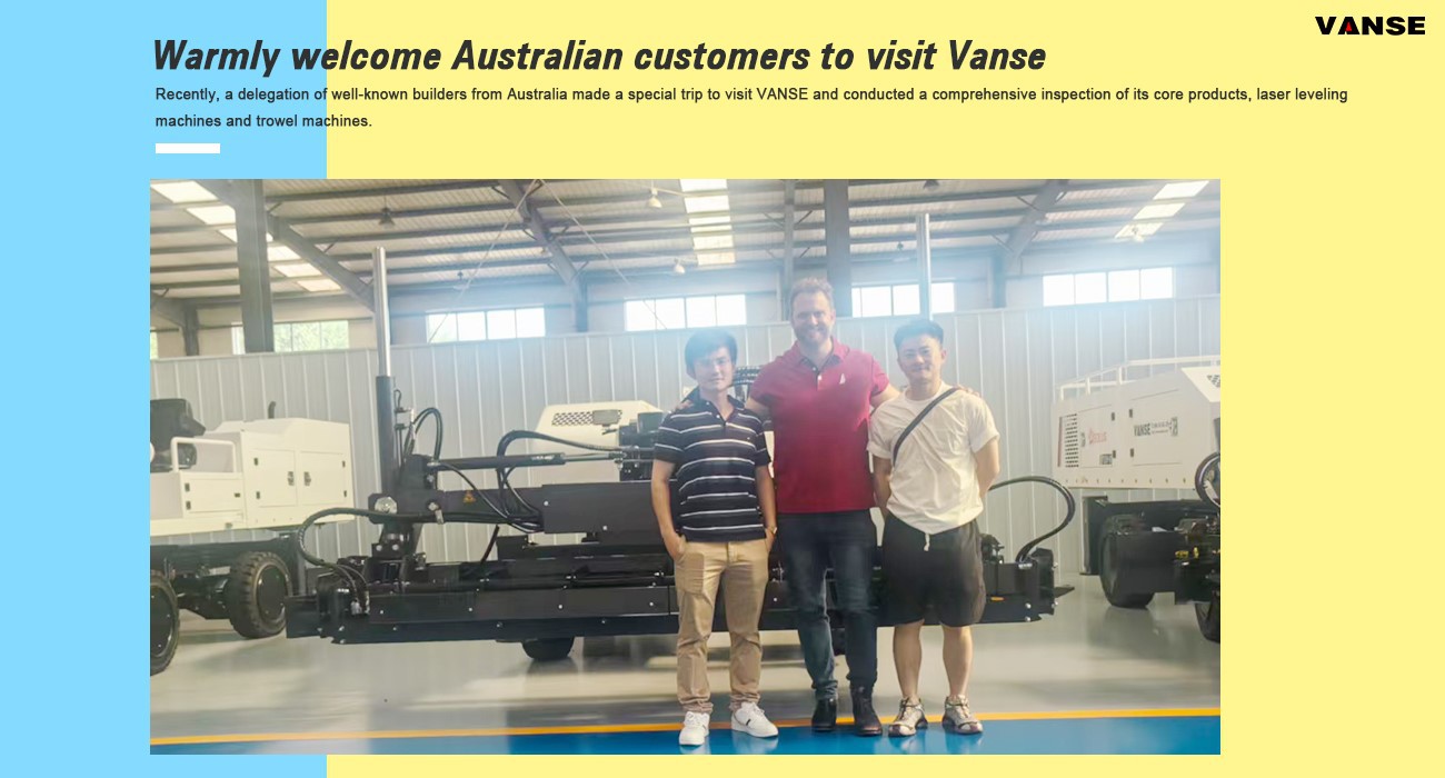 Australian friend visited Shandong Vanse Machinery Technology Co Ltd