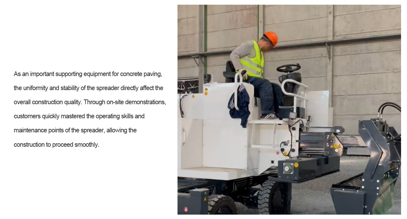 Overseas After-sales Training Service 3 SL18-6 large concrete spreader