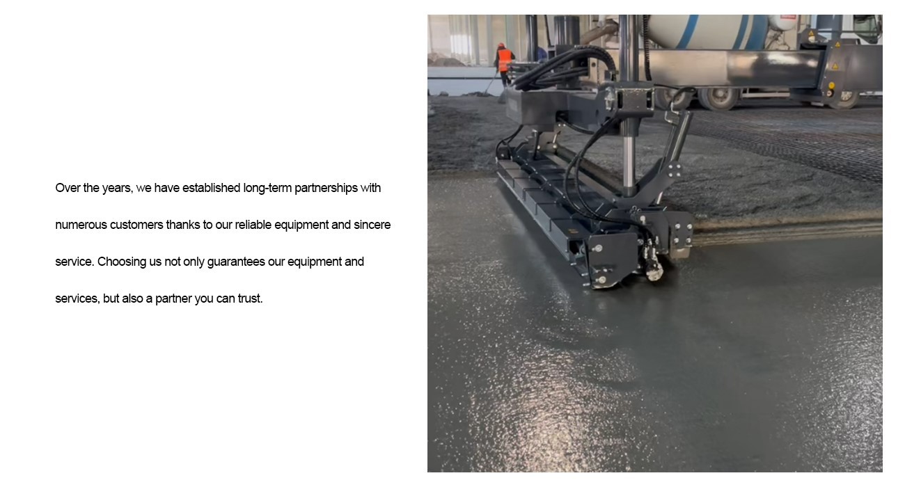 Strong Business Results in Saudi Arabia 3 CONCRETE LASER LEVELING MACHINE