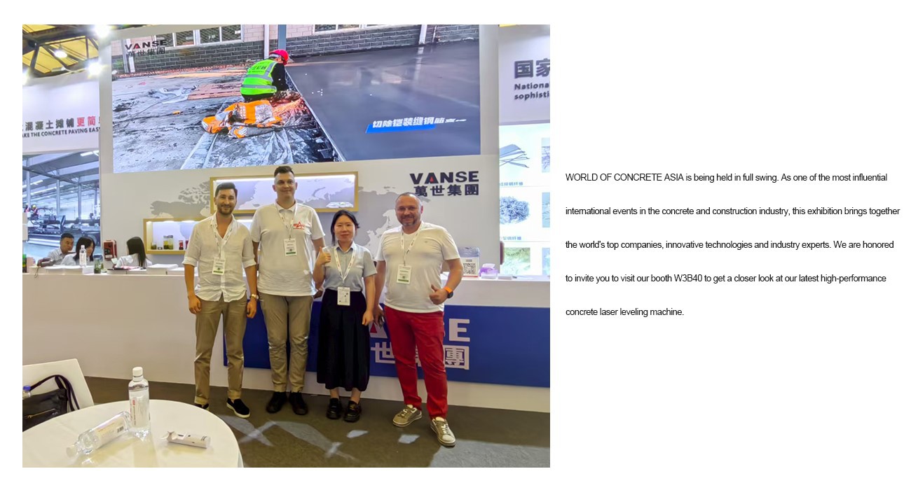 WORLD OF CONCRETE ASIA 2 YZ30-4E medium-sized concrete laser leveling machine
