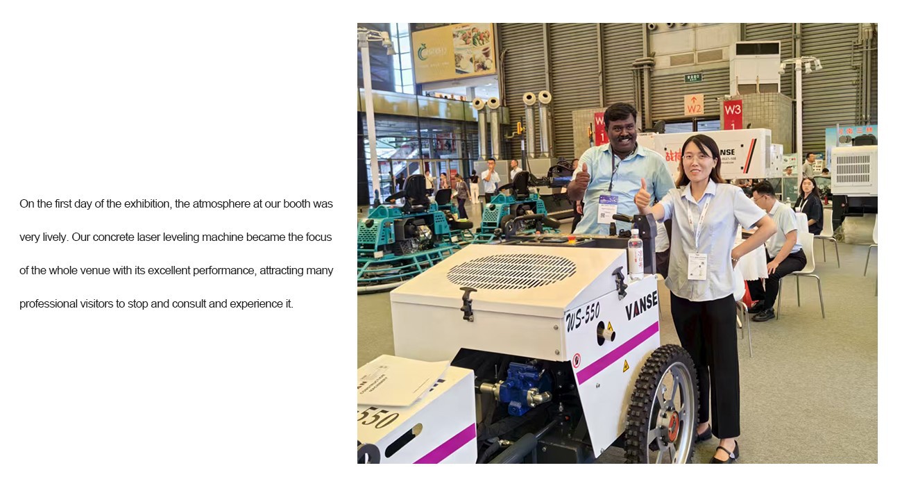 WORLD OF CONCRETE ASIA 3 YZ40-4E large-sized concrete laser leveling machine