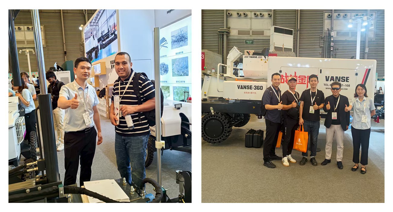 WORLD OF CONCRETE ASIA 4 laser leveling machines