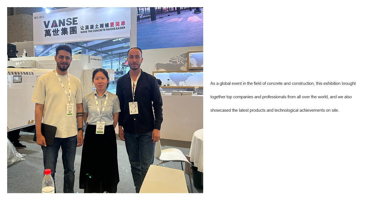 Last Day Of WORLD OF CONCRETE ASIA Exhibition 2 concrete floor level machine with laser