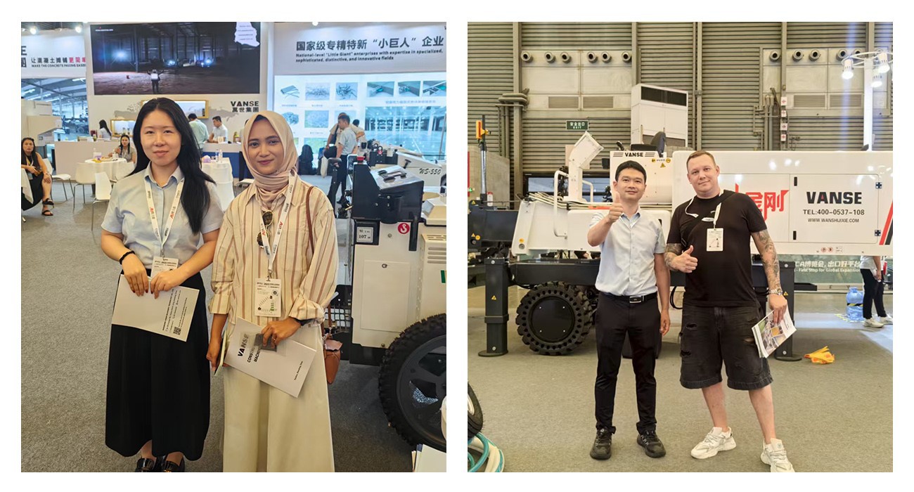 Last Day Of WORLD OF CONCRETE ASIA Exhibition 3 concrete laser leveling machine floor leveling