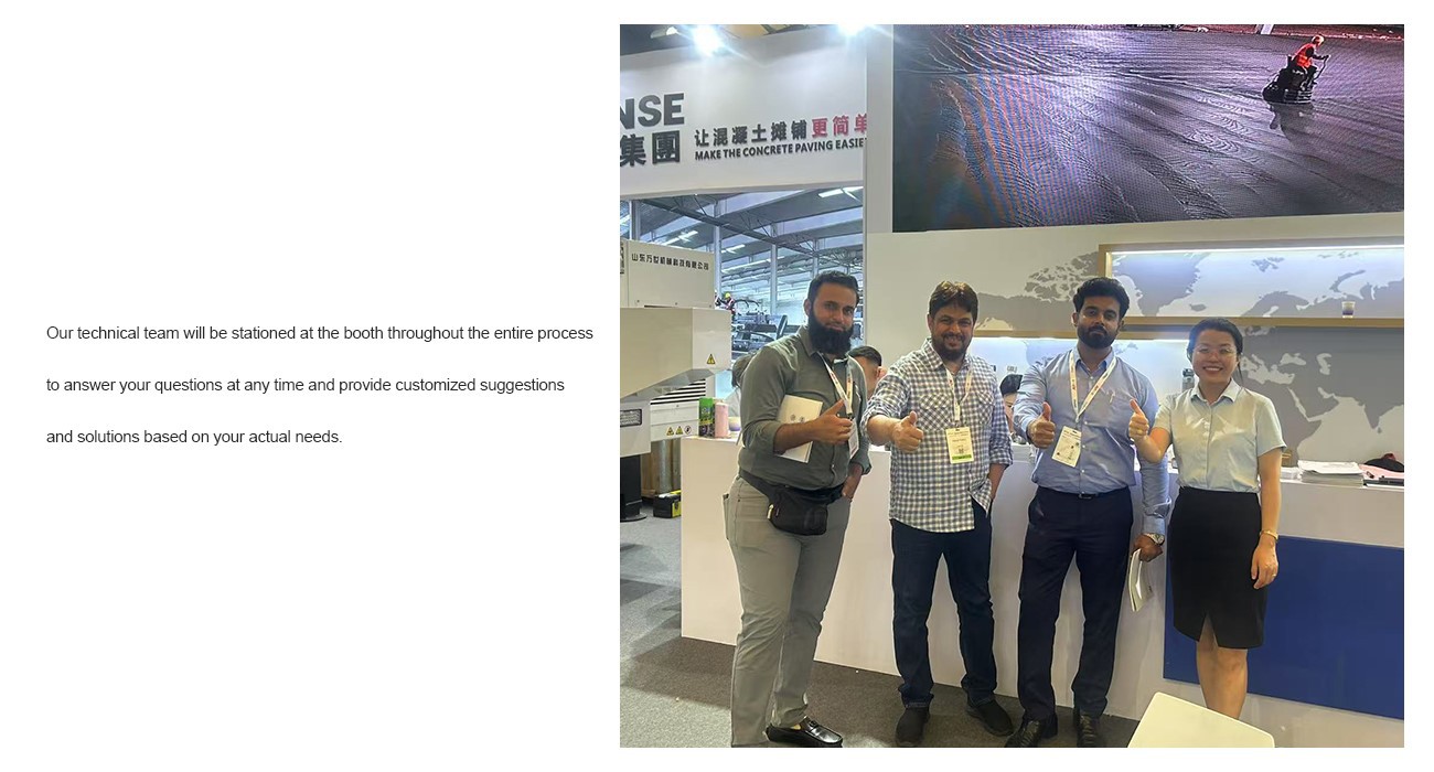 Last Day Of WORLD OF CONCRETE ASIA Exhibition 4 concrete laser leveling machine fm2 floor leveling