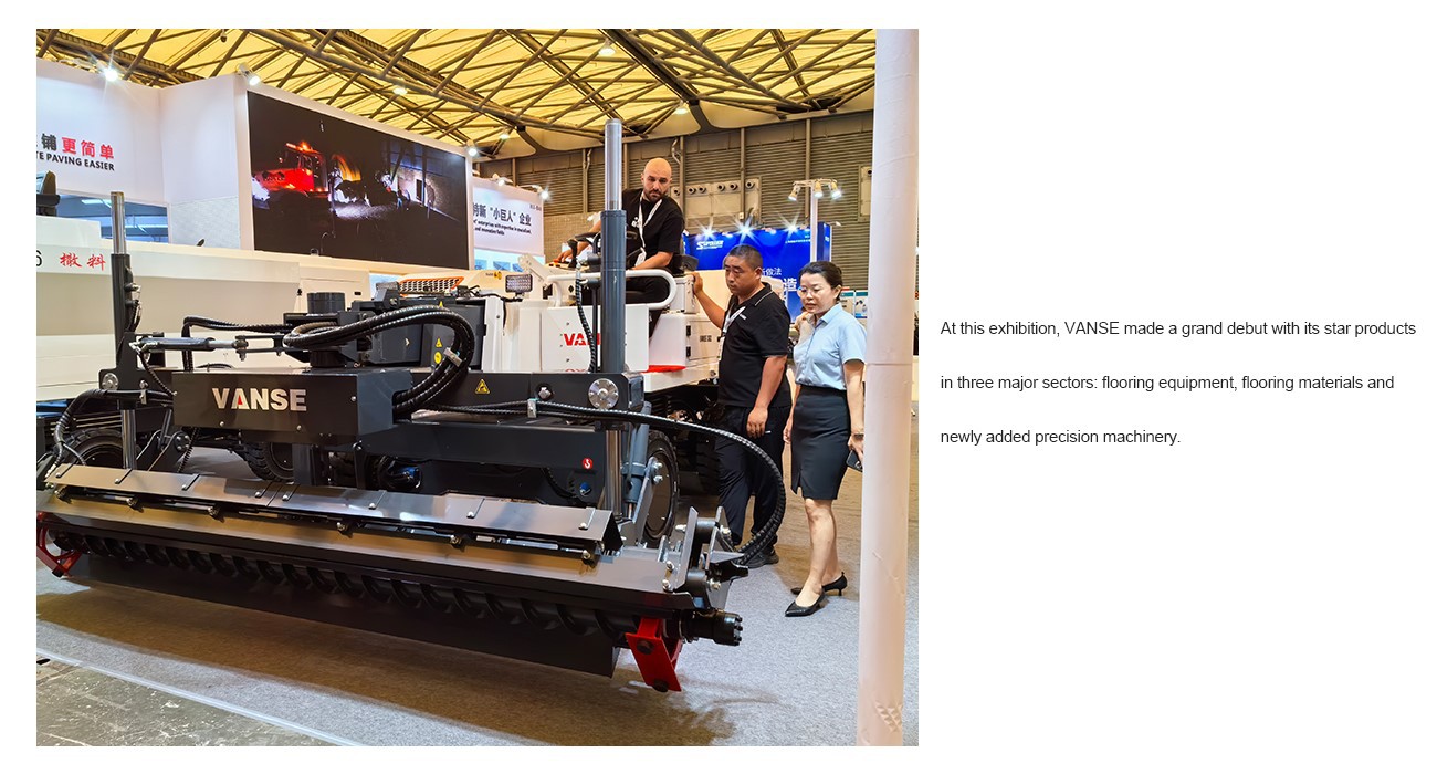 The 2025 World Of Concrete Asia Concluded 2 YZ30-4E Boom Type Concrete Laser Leveling Machine