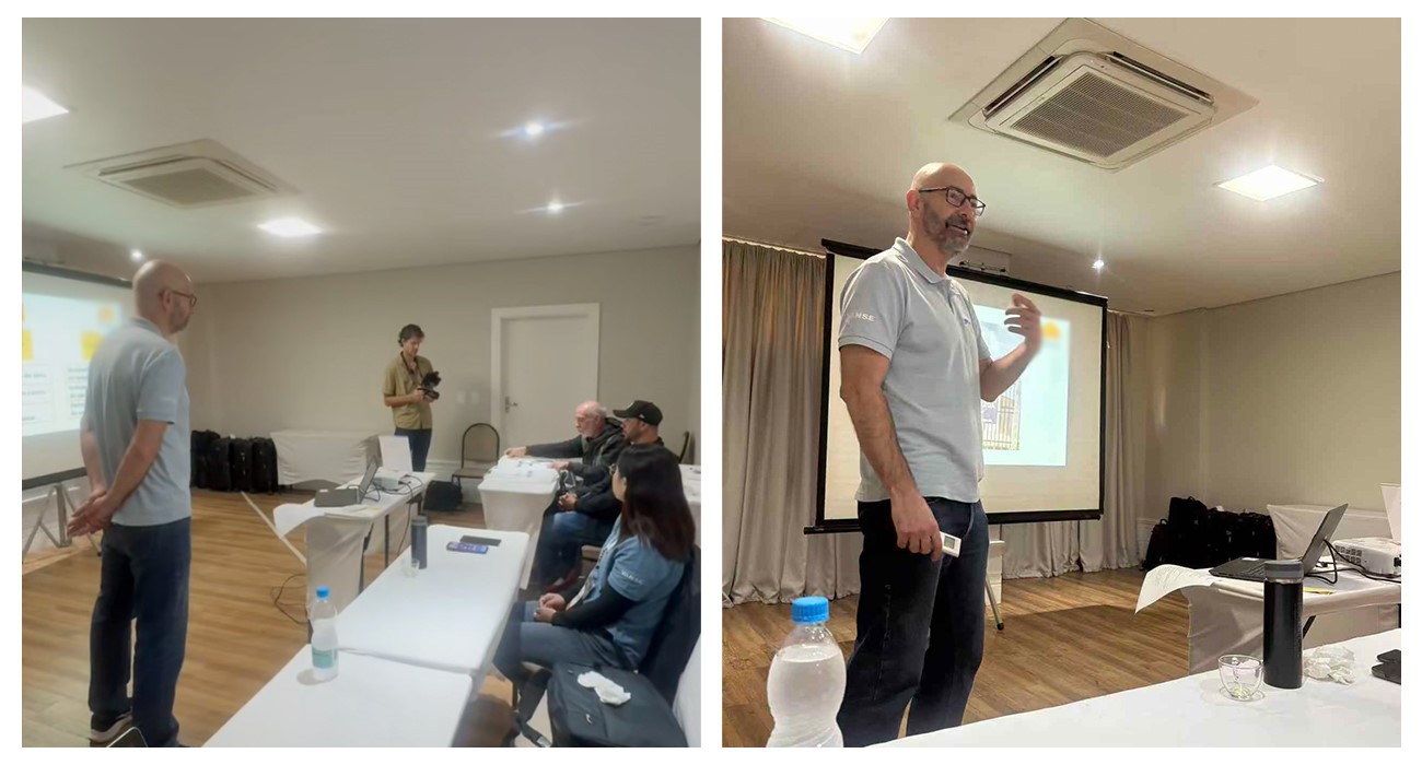 The Second Brazilian Concrete Industry Seminar 3 WS940 Ride-On Concrete Laser Leveling Machine